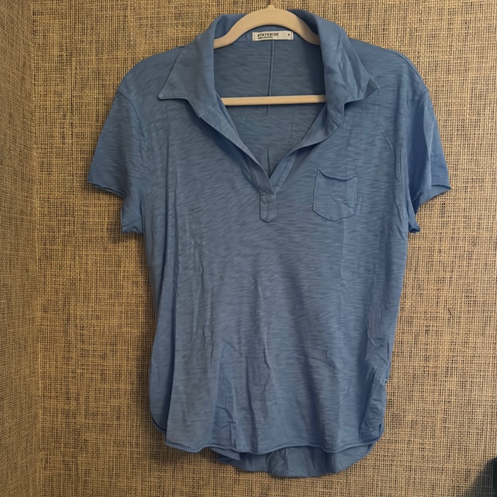 Stateside Blue Women's Jersey Top